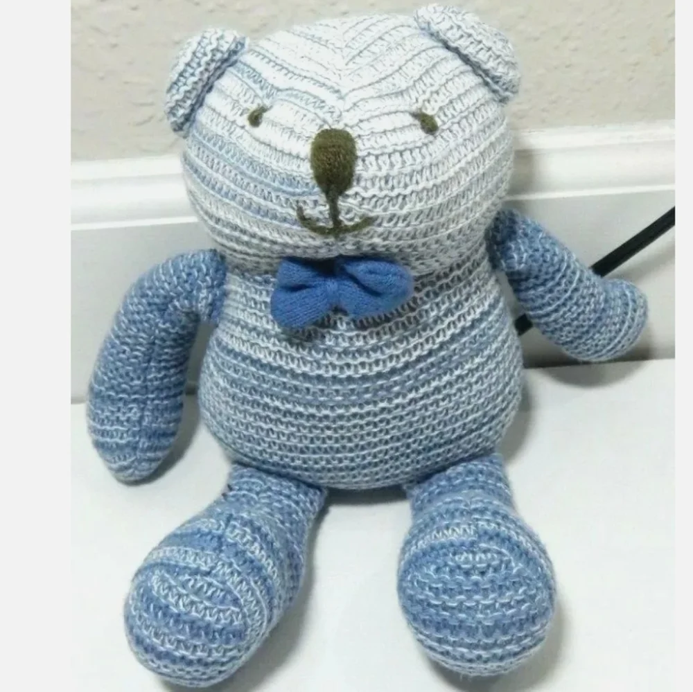 Elegant Baby Ombre Knit Plush Teddy Bear